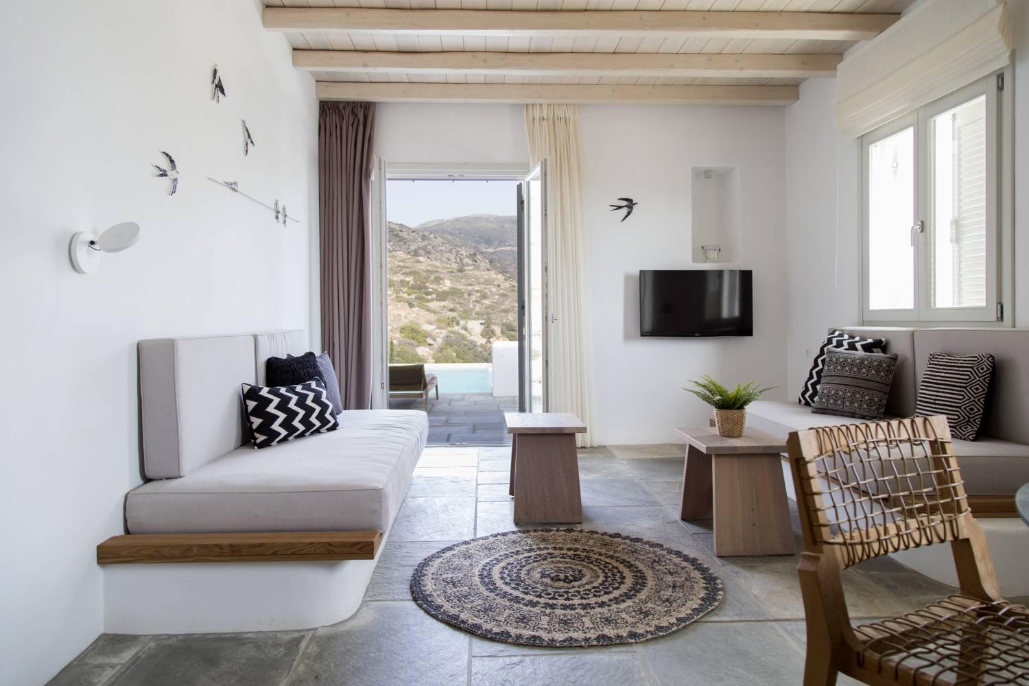 Hide Out Suites Mylopotas Chambre photo